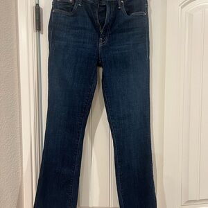 MOTHER Women's Dark Blue Jeans